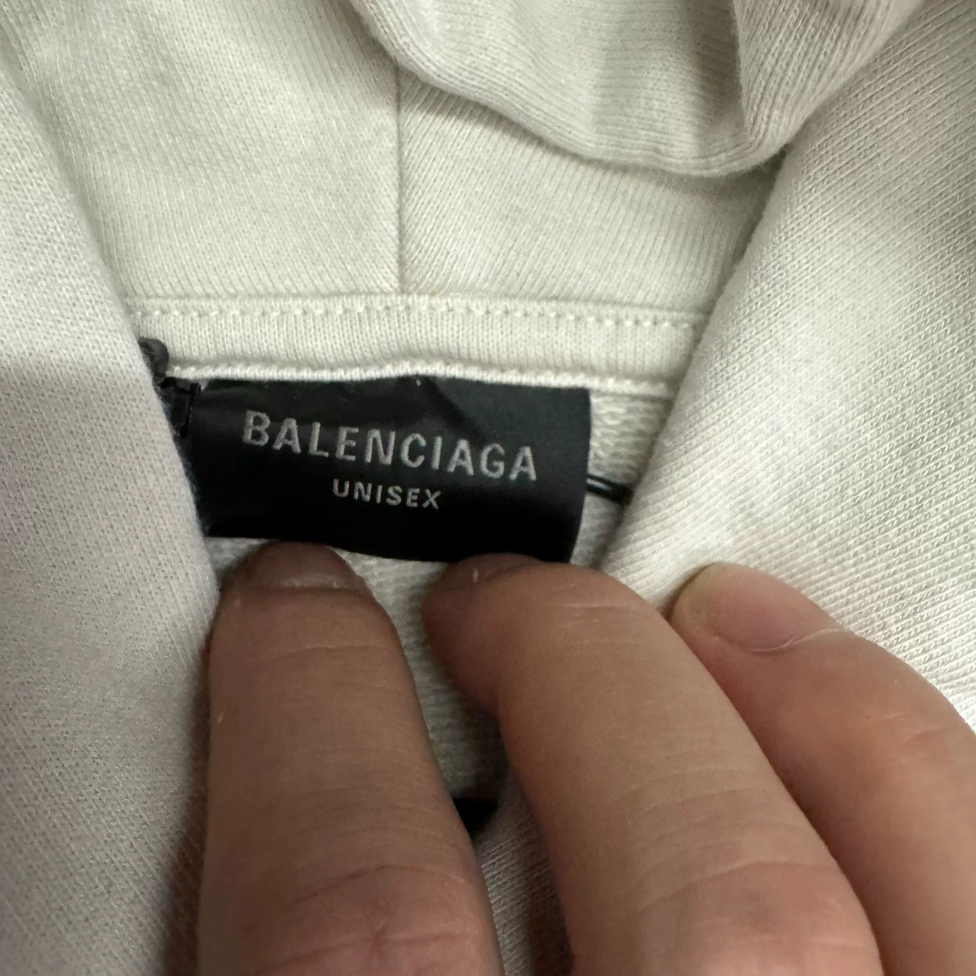Balenciaga Balenciaga 3XL White Fake Two-Piece Hoodie Size US L / EU 52-54 / 3 - 8 Thumbnail
