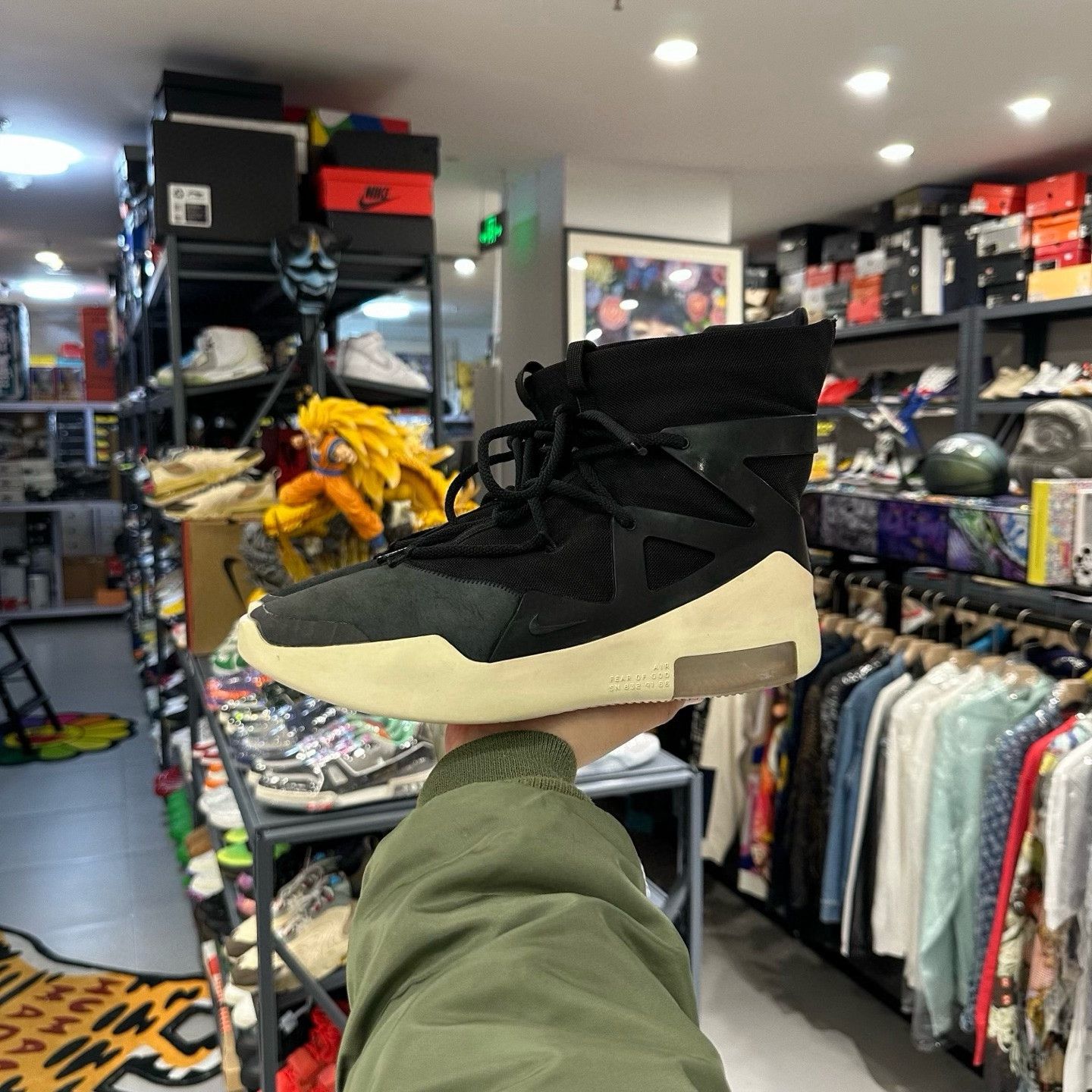 Fear of God Fear of God Fog High-Top Black Size US 11 / EU 44 - 2 Thumbnail