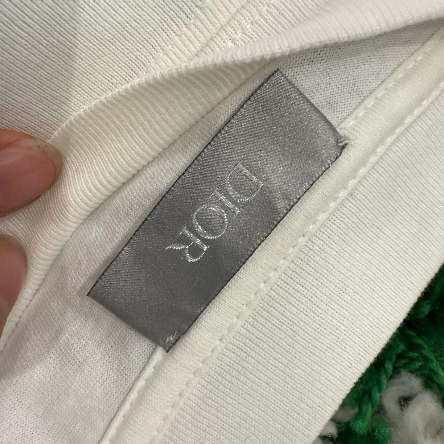 Dior DIOR Solid Letter Jacquard Short-Sleeve T-Shirt Size US M / EU 48-50 / 2 - 5 Thumbnail
