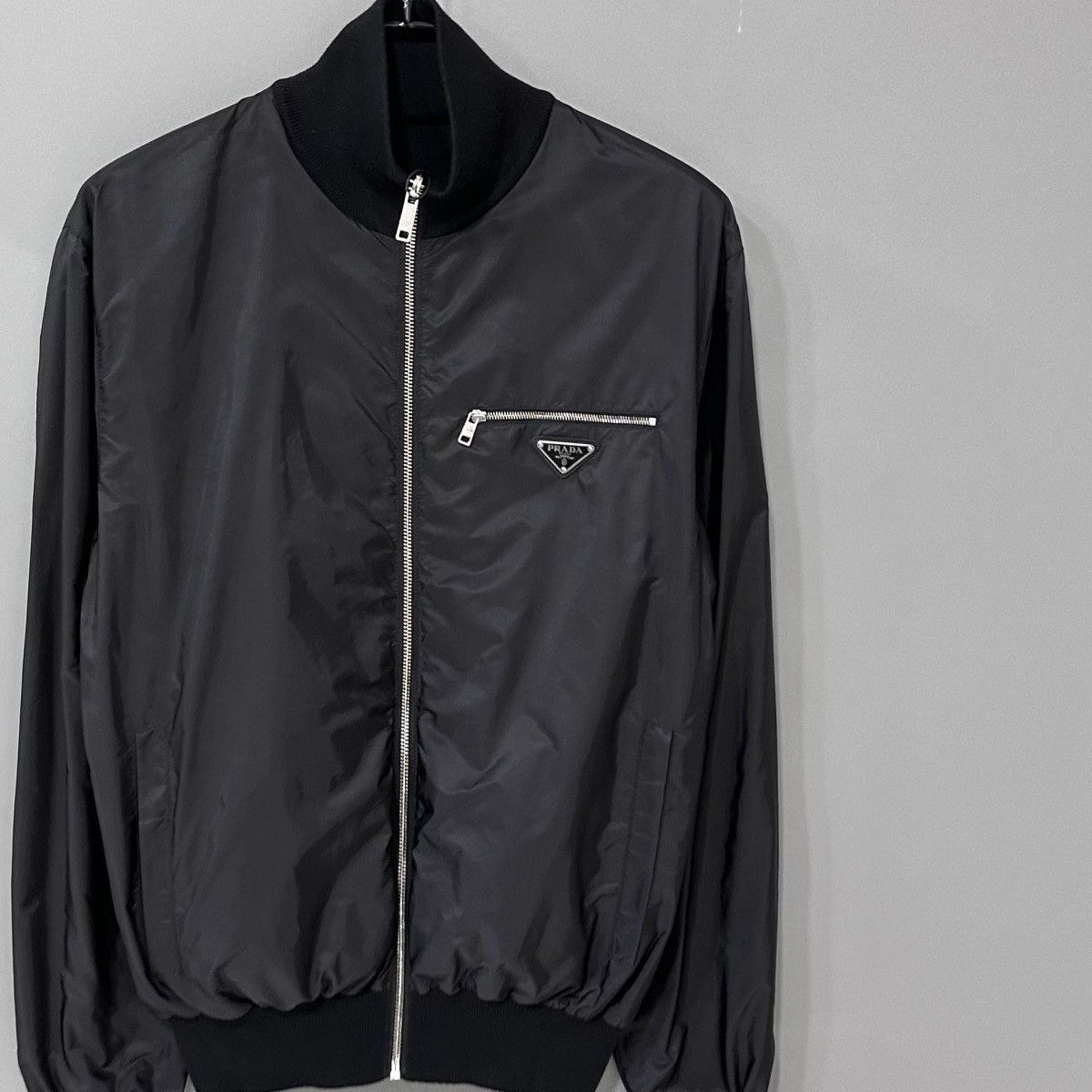 Prada Prada Men's Black Nylon Jacket Size US M / EU 48-50 / 2 - 2 Thumbnail