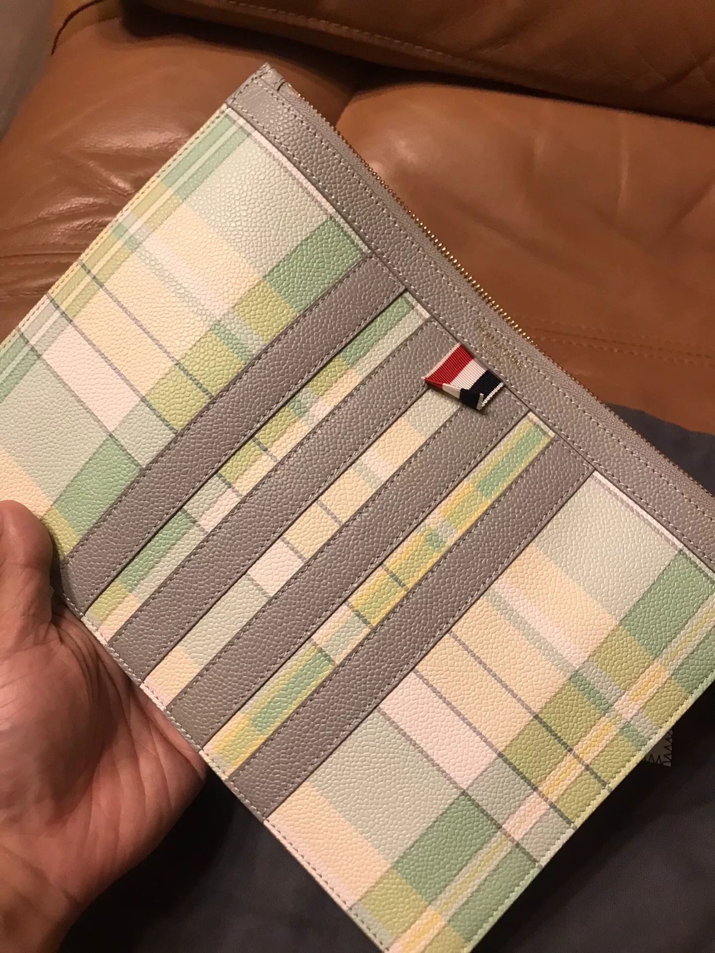 Thom Browne Thom Browne Checkered Leather Handbag Size ONE SIZE - 2 Thumbnail