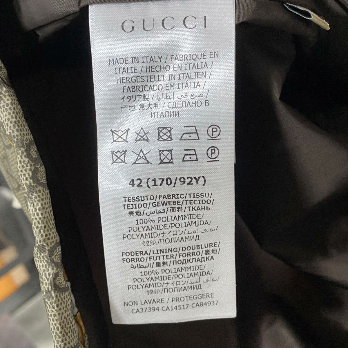 Gucci Gucci GG Bear Print Hooded Trench Coat Size US XS / EU 42 / 0 - 5 Thumbnail