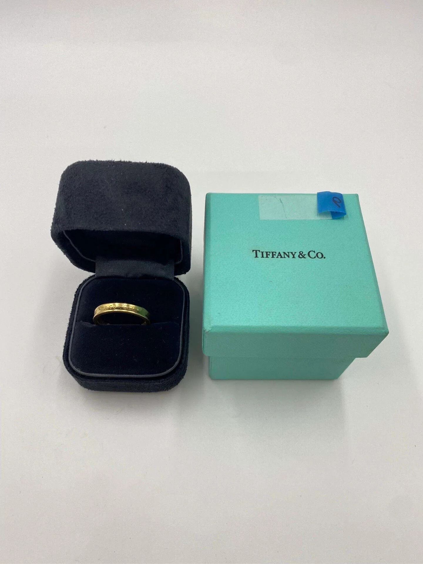 Tiffany & Co. Tiffany 1837 Gold Plain Ring Size ONE SIZE - 6 Thumbnail