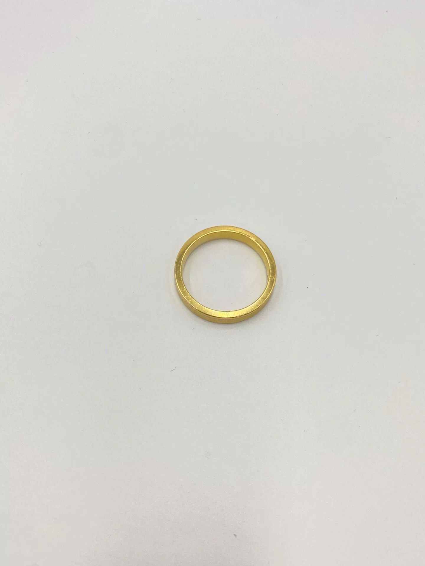 Tiffany & Co. Tiffany 1837 Gold Plain Ring Size ONE SIZE - 7 Thumbnail