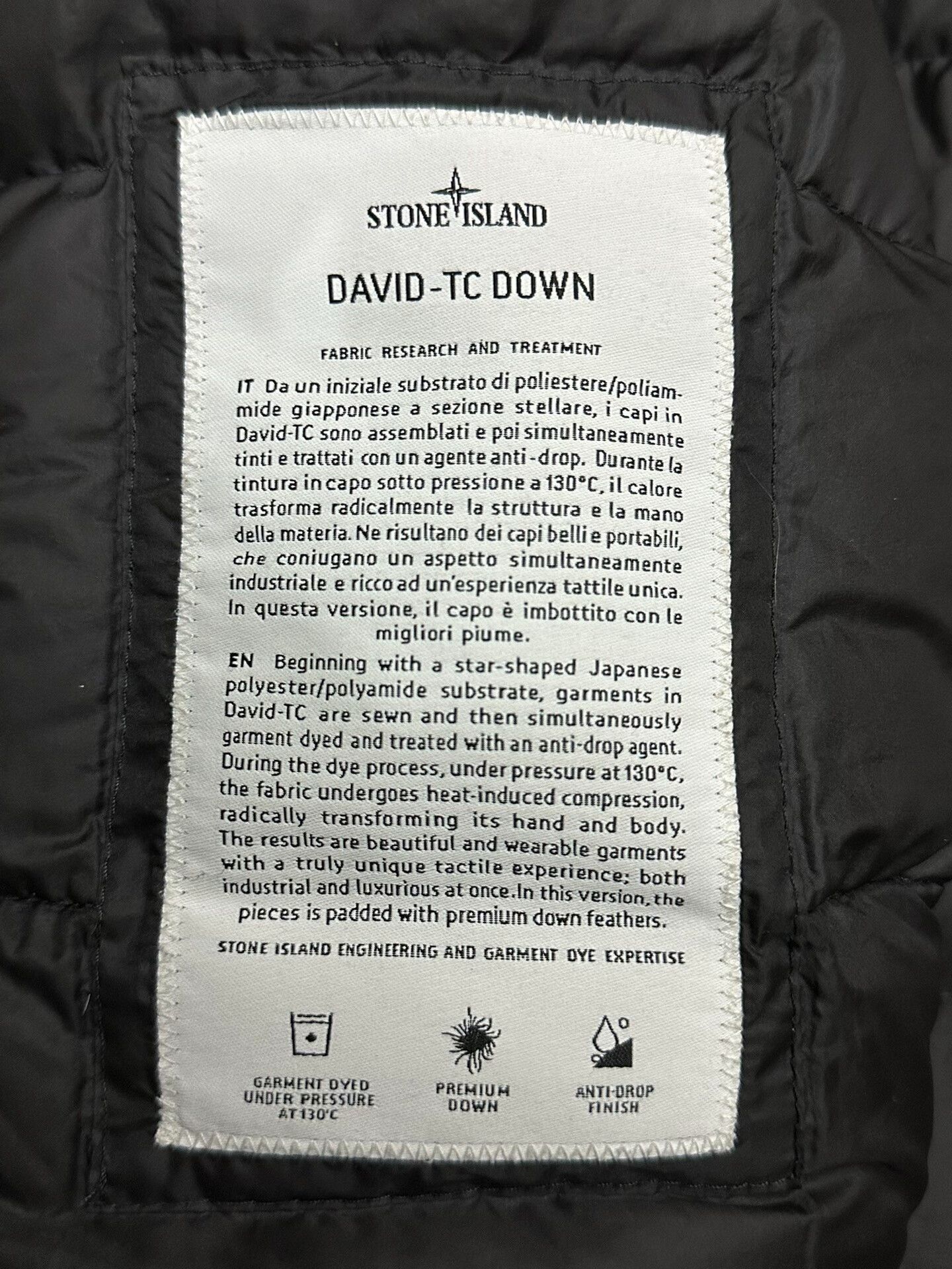 Stone Island Stone Island Navy Hooded Down Jacket Size US XL / EU 56 / 4 - 4 Thumbnail