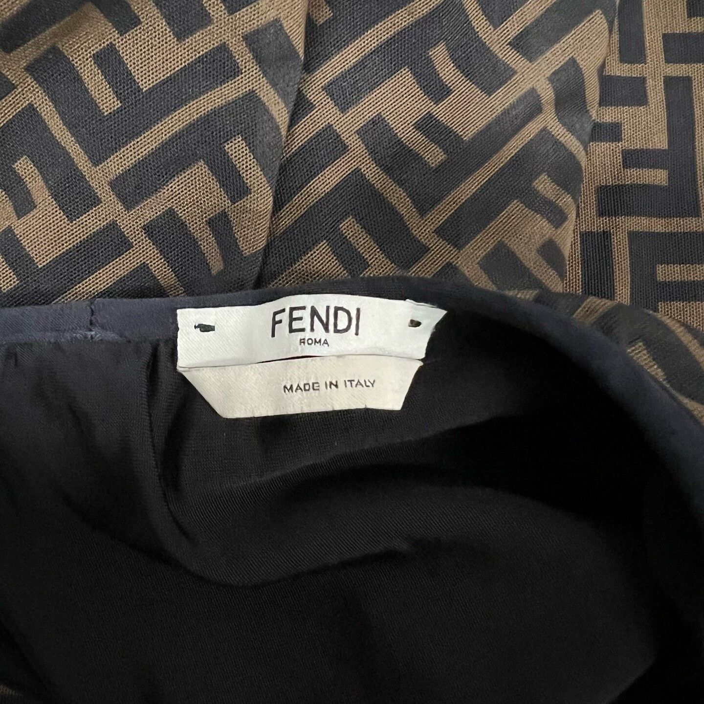 Fendi Fendi FF Logo Print Long Skirt Size 42" / US 20 - 4 Thumbnail
