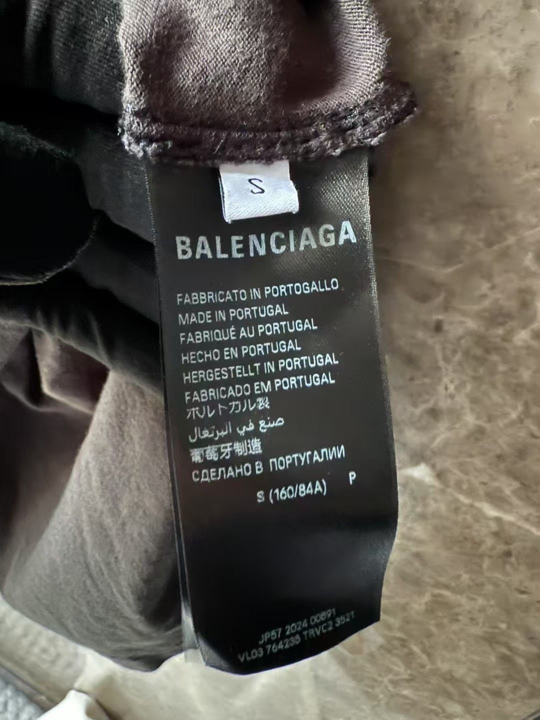 Balenciaga Balenciaga Blue Ring Print Short-Sleeve T-Shirt Size US S / EU 44-46 / 1 - 5 Thumbnail