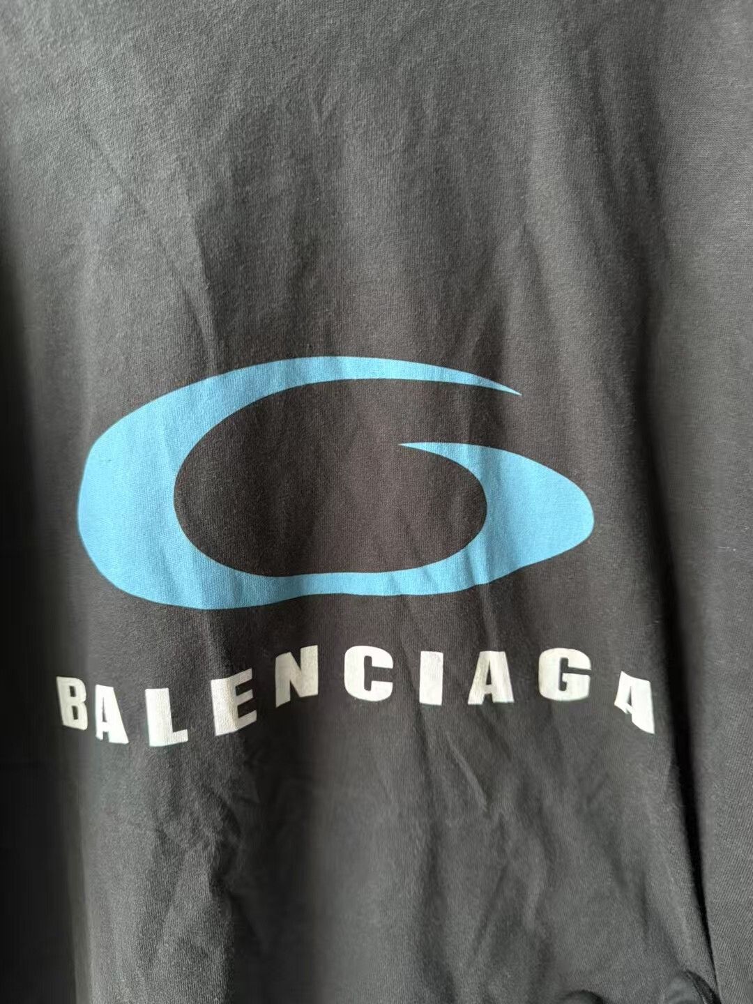 Balenciaga Balenciaga Blue Ring Print Short-Sleeve T-Shirt Size US S / EU 44-46 / 1 - 4 Thumbnail