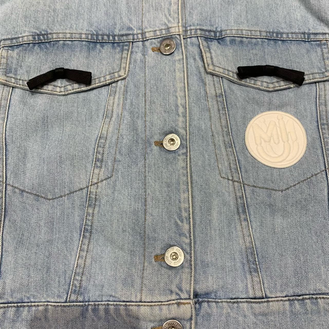 Miu Miu Miu Miu Cropped Denim Jacket Size S / US 4 / IT 40 - 6 Thumbnail