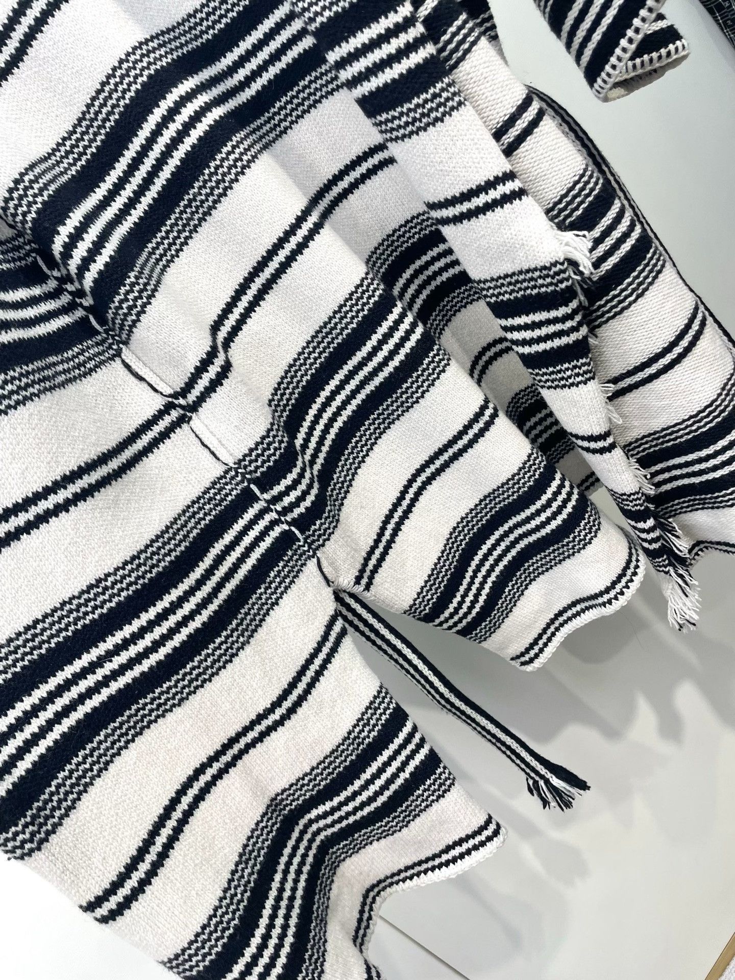 Dior Dior Color-Blocked Striped Knit Cardigan Size S / US 4 / IT 40 - 4 Thumbnail