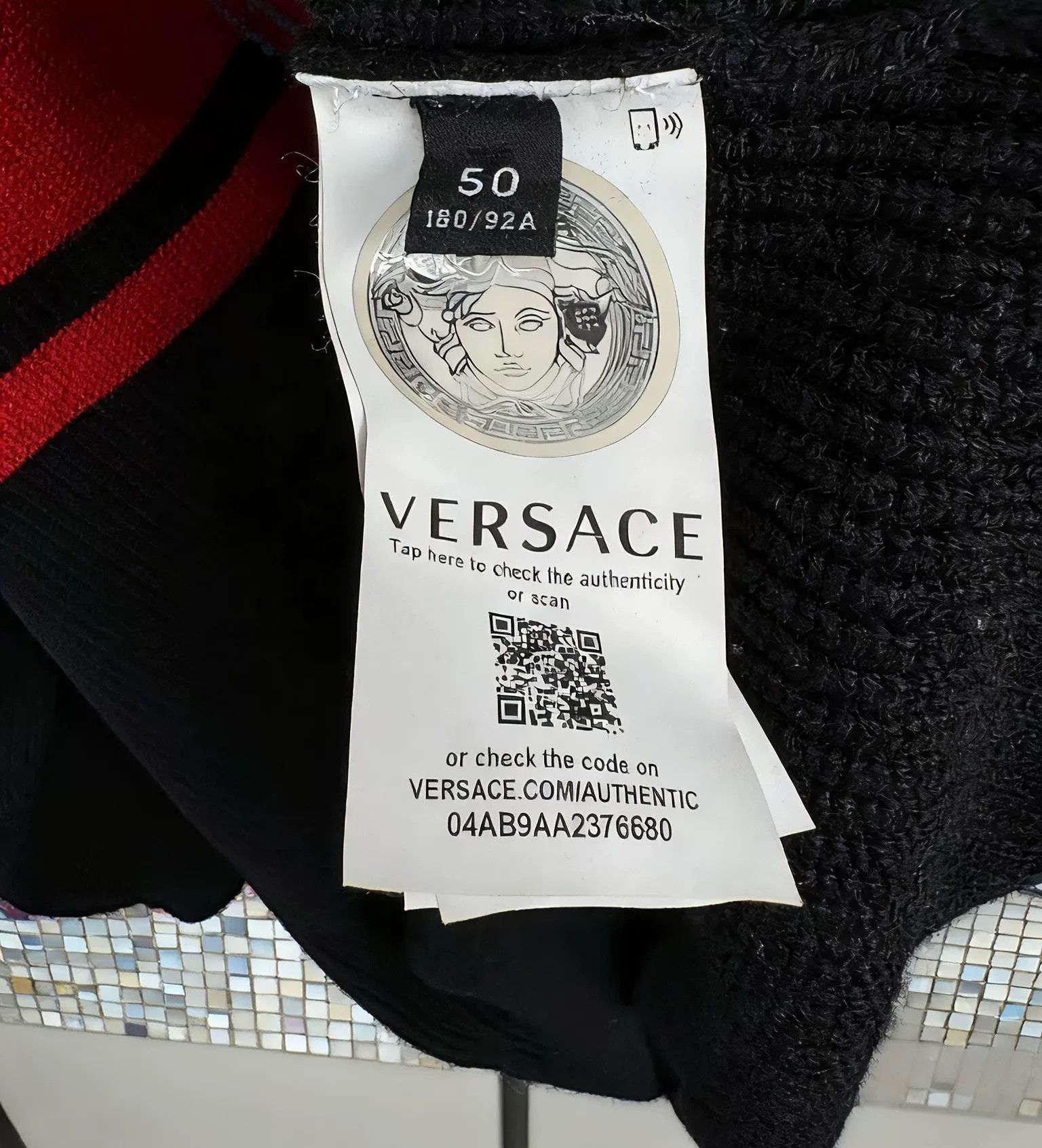 Versace Versace Medusa Print Wool Sweater Size US M / EU 48-50 / 2 - 2 Thumbnail