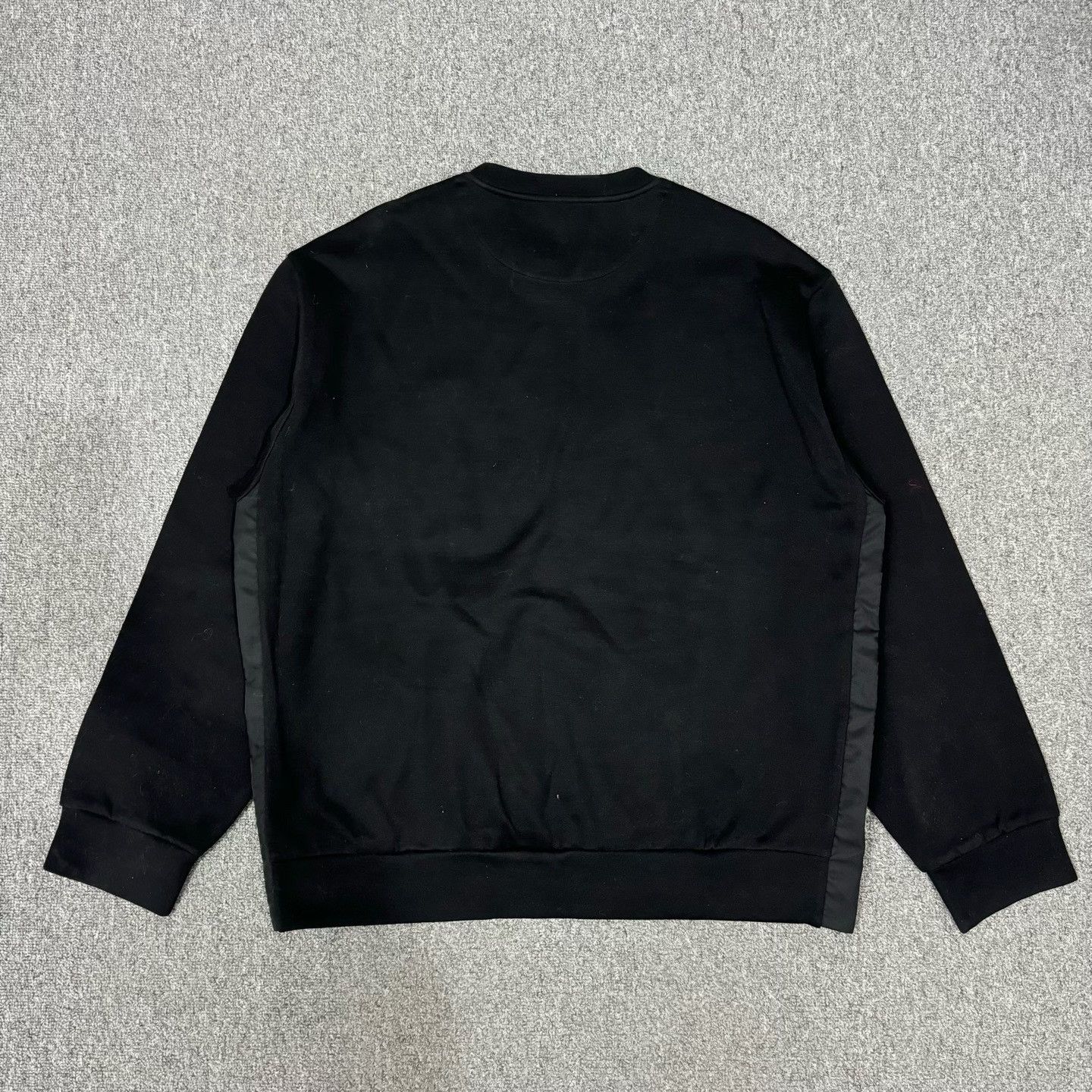 Prada Prada Black Triangle Logo Crewneck Sweatshirt Size US M / EU 48-50 / 2 - 2 Thumbnail