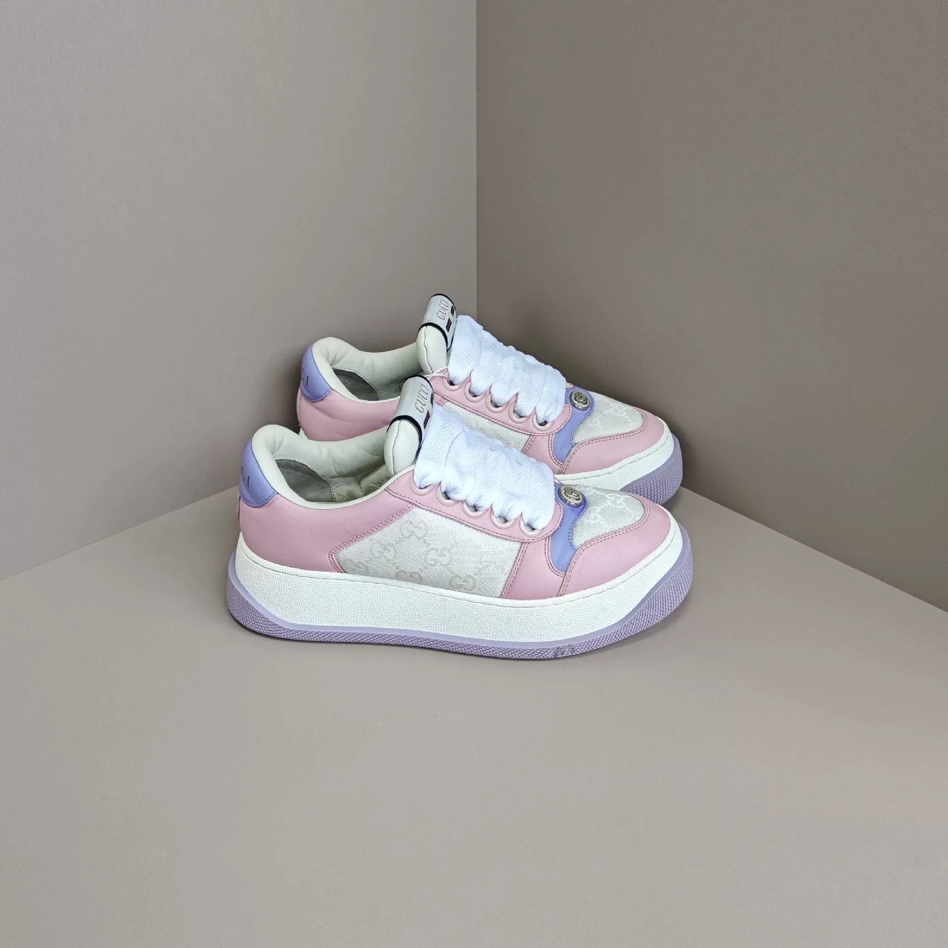 Gucci Gucci Women's Platform Dirty Sneakers Size US 6 / IT 36 - 4 Thumbnail