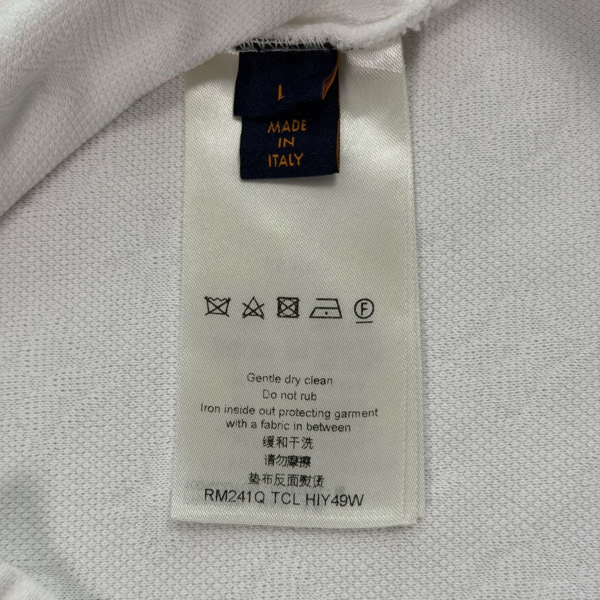 Louis Vuitton LV Dark Pattern Pocket White Short-Sleeve Size US L / EU 52-54 / 3 - 4 Thumbnail