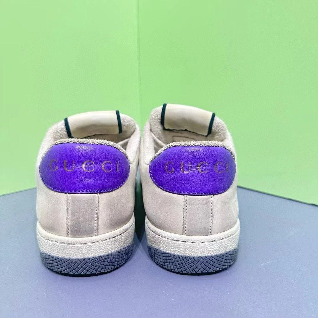 Gucci Gucci Distressed GG Enamel Sneakers Size US 6 / EU 39 - 6 Thumbnail