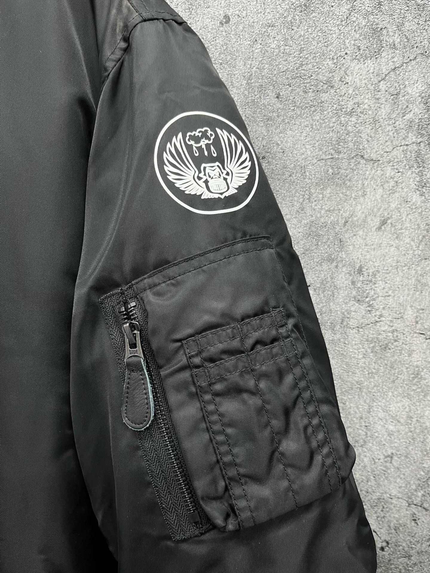 Bape Bape MAX1 Black Shark Flight Jacket Size US M / EU 48-50 / 2 - 4 Thumbnail