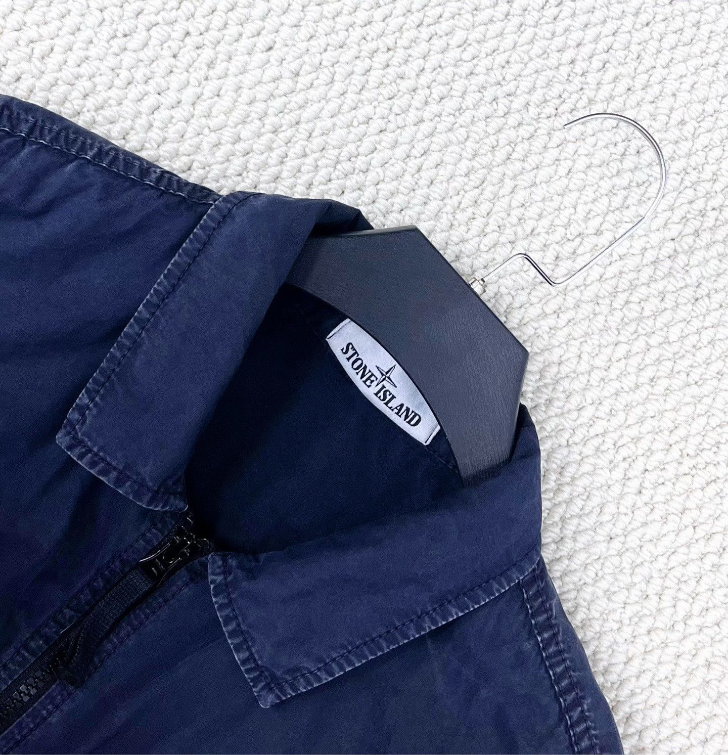 Stone Island Stone Island Dark Blue Zip Jacket Size US L / EU 52-54 / 3 - 3 Thumbnail