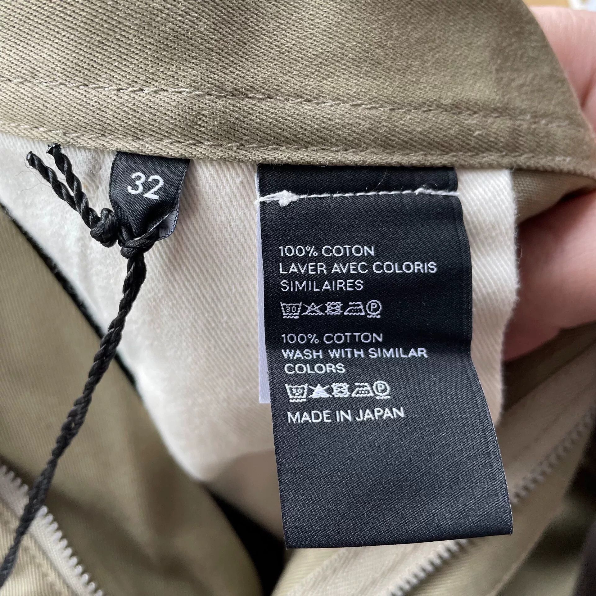 Celine Celine Khaki Straight-Leg Suit Pants Size US 32 / EU 48 - 6 Thumbnail