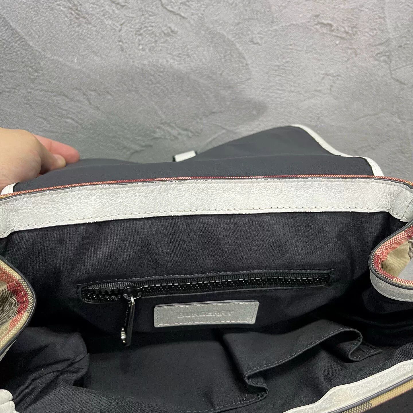 Burberry Burberry Classic Check Structured Backpack Size ONE SIZE - 8 Thumbnail