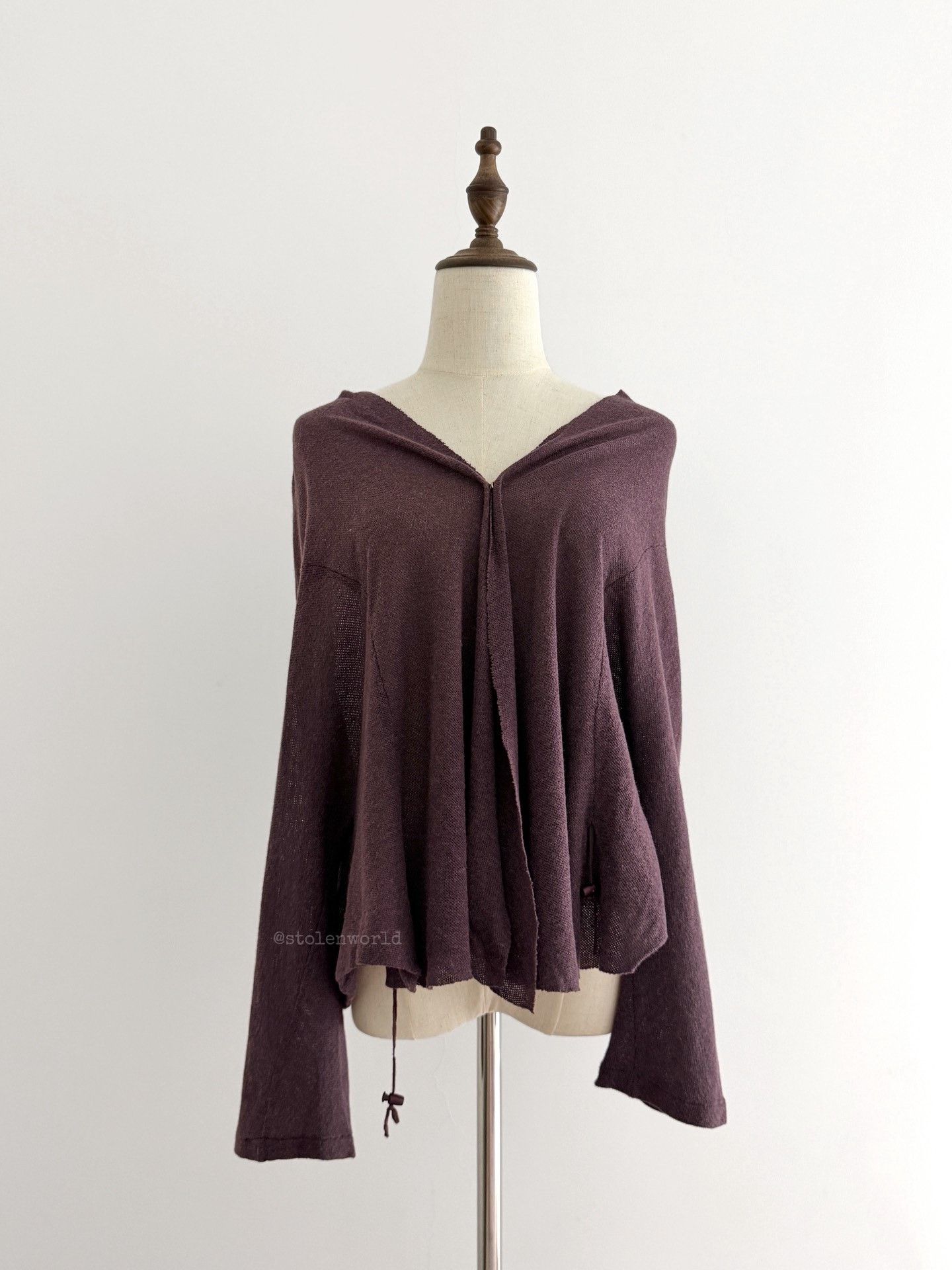 Yohji Yamamoto Yohji Yamamoto Y's Drawstring Top Size L / US 10 / IT 46 - 5 Thumbnail