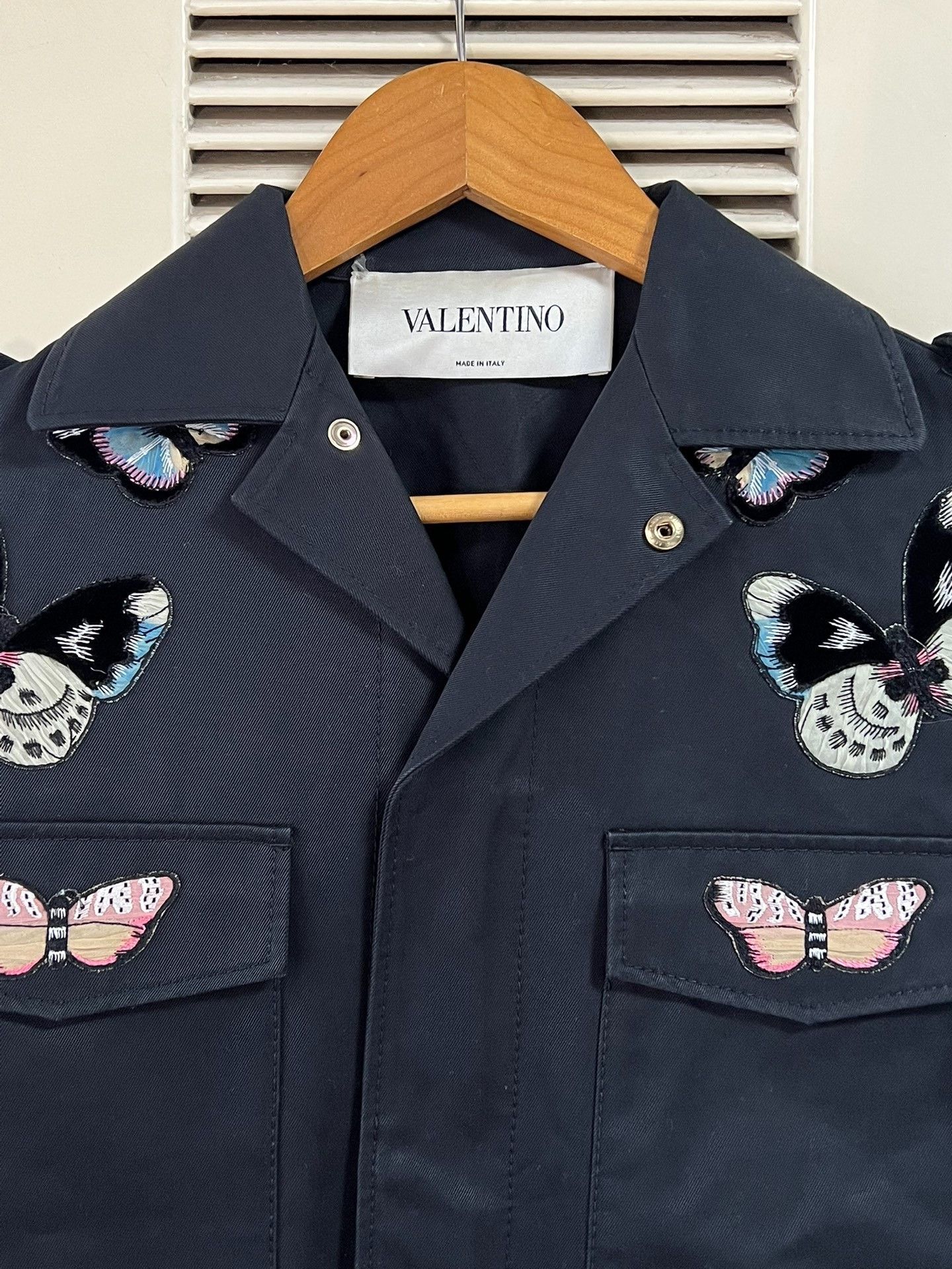 Valentino Valentino Women's Butterfly Embroidery Jacket Size XL / US 12-14 / IT 48-50 - 3 Thumbnail