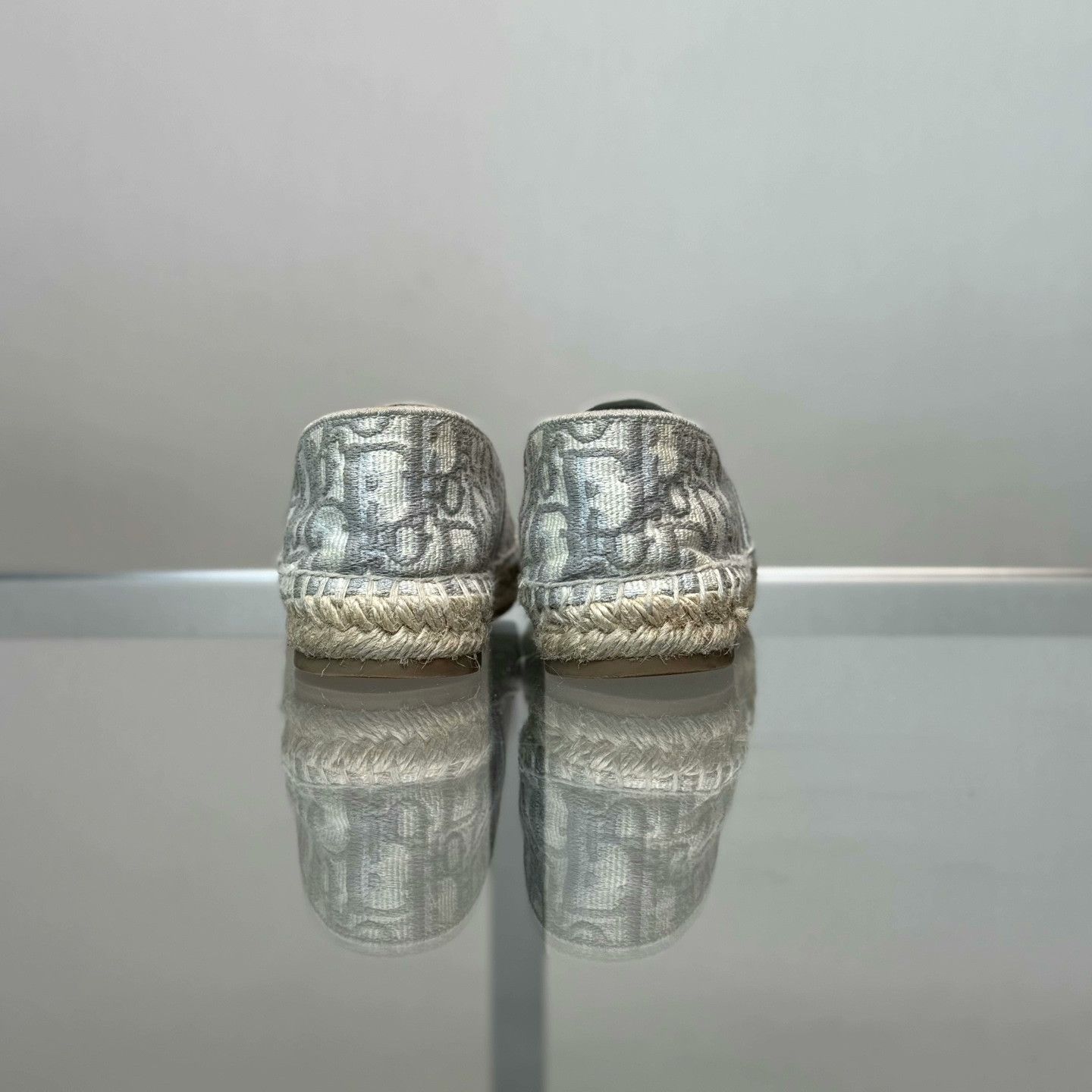 Dior Dior Gray Monogram Fisherman Shoes Size US 4 / IT 34 - 4 Thumbnail