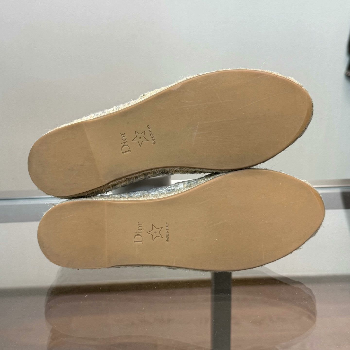 Dior Dior Gray Monogram Fisherman Shoes Size US 4 / IT 34 - 7 Thumbnail
