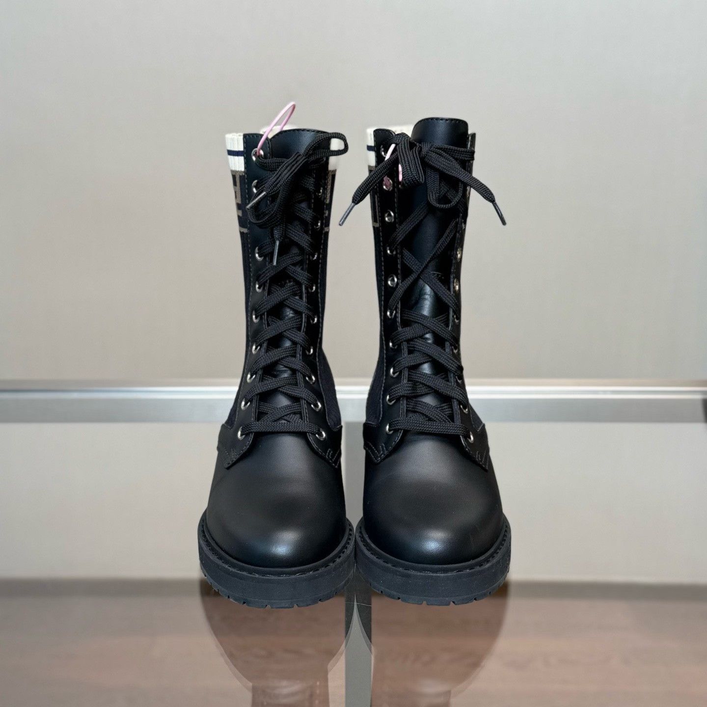 Fendi FENDI Rockoko Monogram Martin Boots Size US 6 / IT 36 - 2 Thumbnail