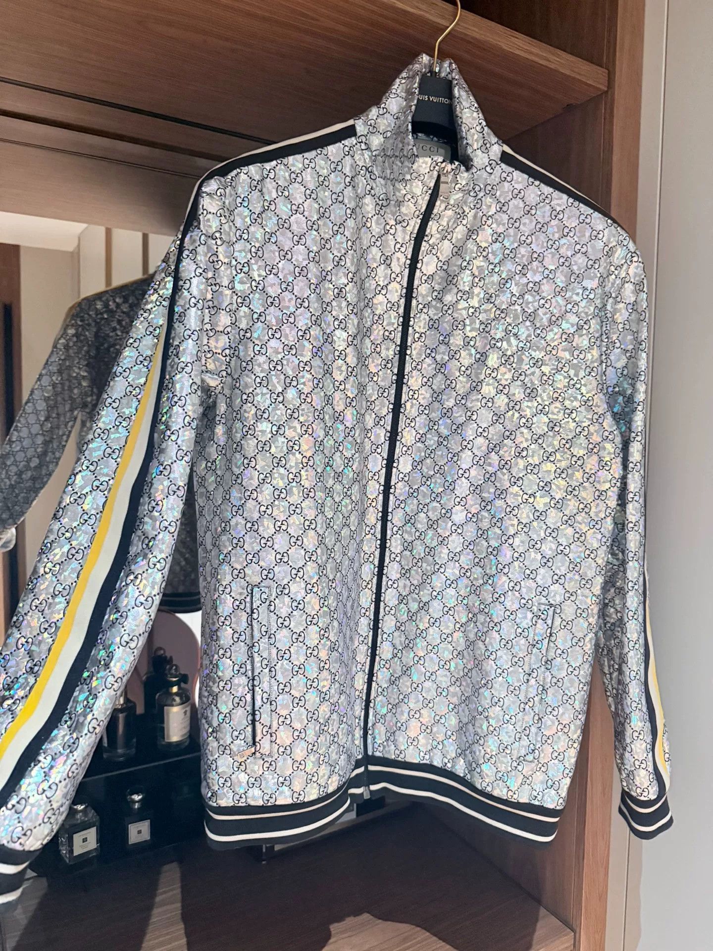 Gucci Gucci Silver Double G Sporty Jacket Size US M / EU 48-50 / 2 - 3 Thumbnail