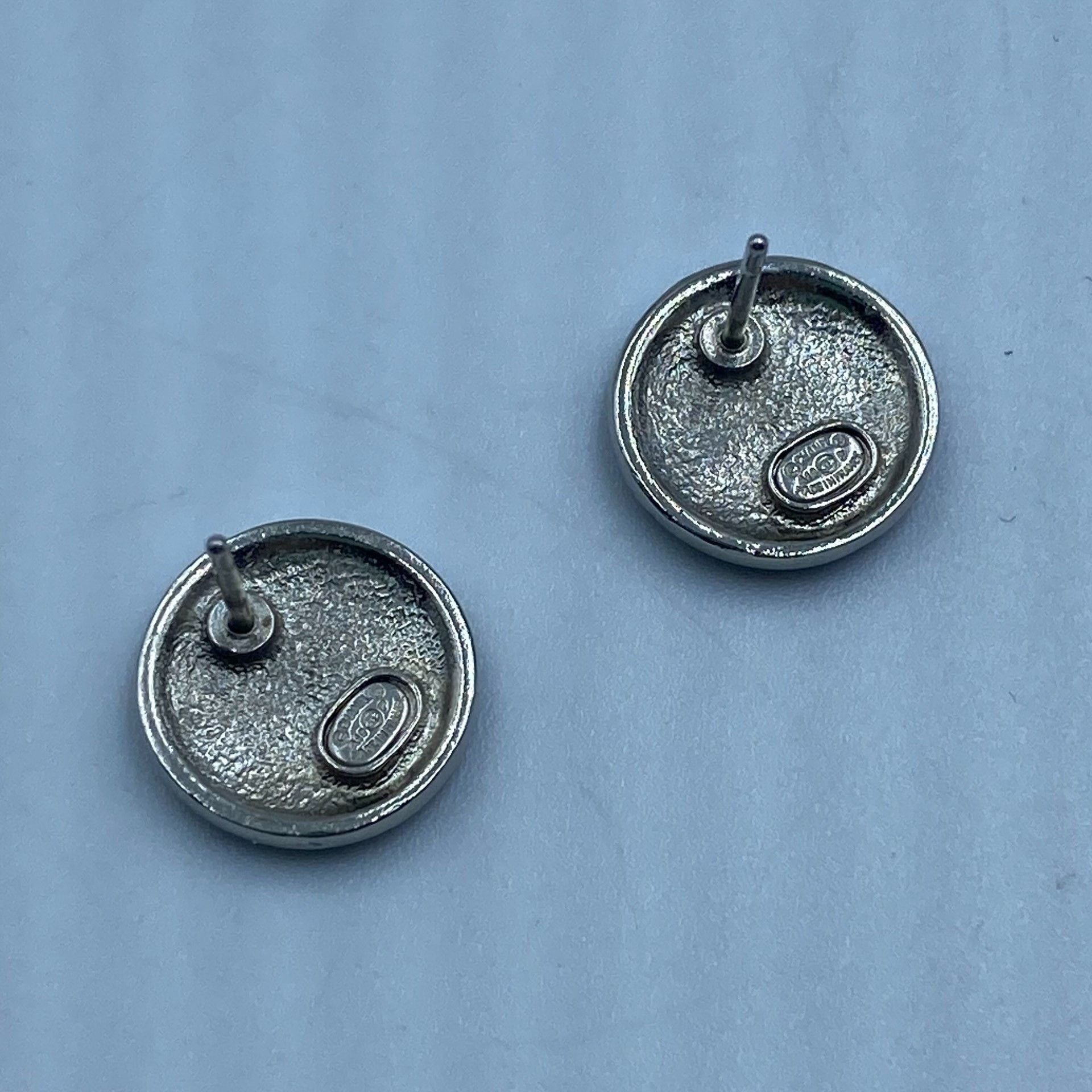 Chanel Chanel Dark Blue Enamel Earrings Size ONE SIZE - 4 Thumbnail