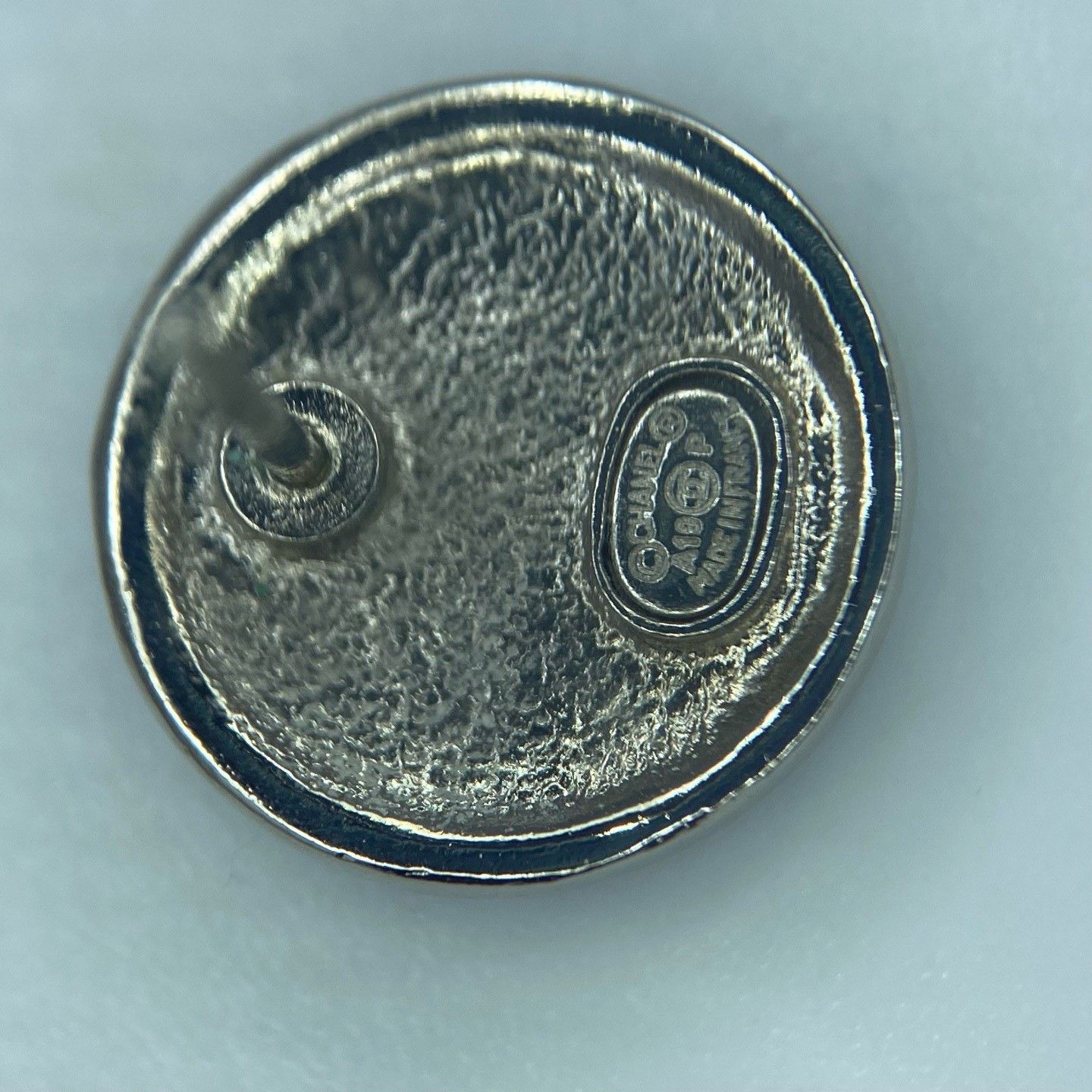 Chanel Chanel Dark Blue Enamel Earrings Size ONE SIZE - 8 Thumbnail