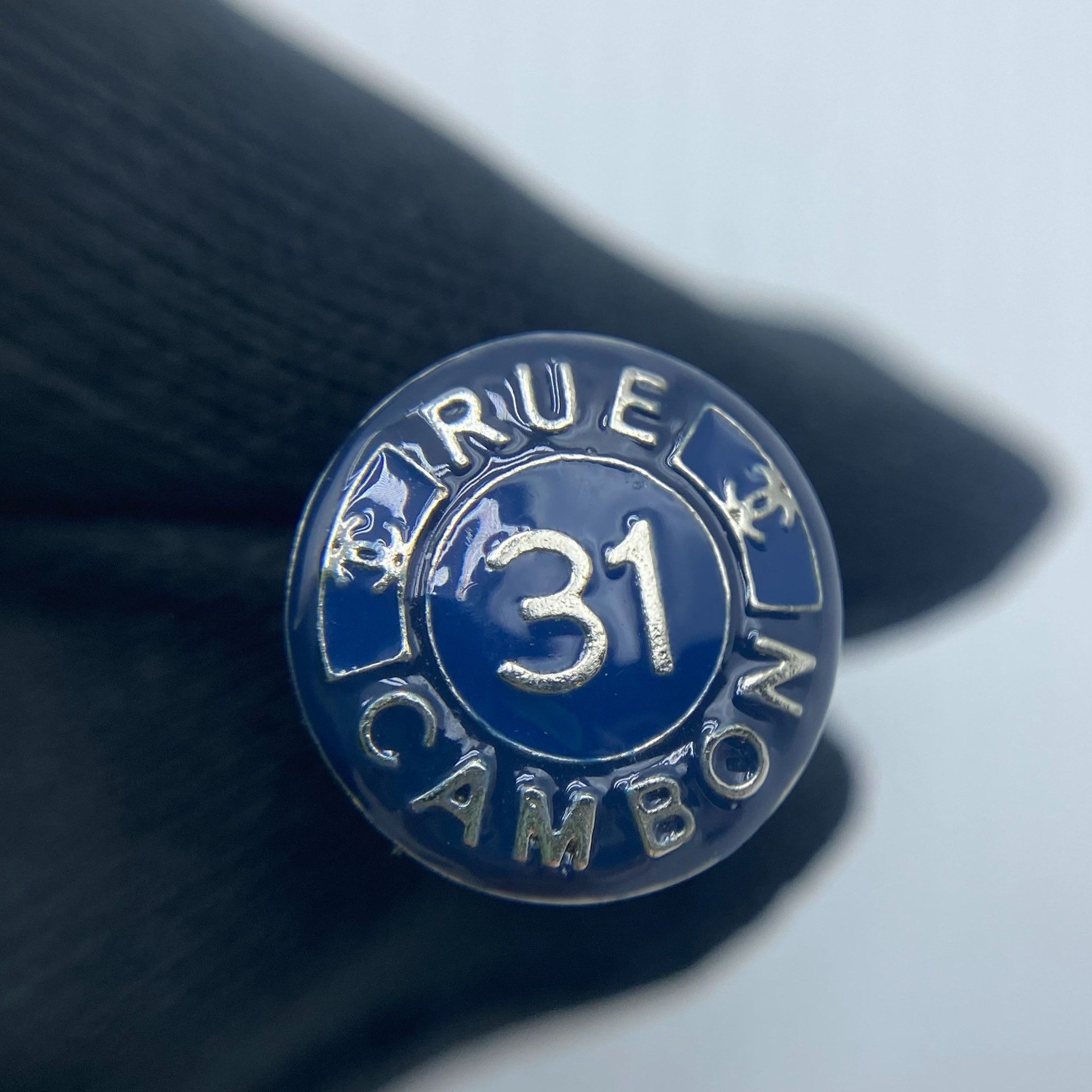Chanel Chanel Dark Blue Enamel Earrings Size ONE SIZE - 6 Thumbnail