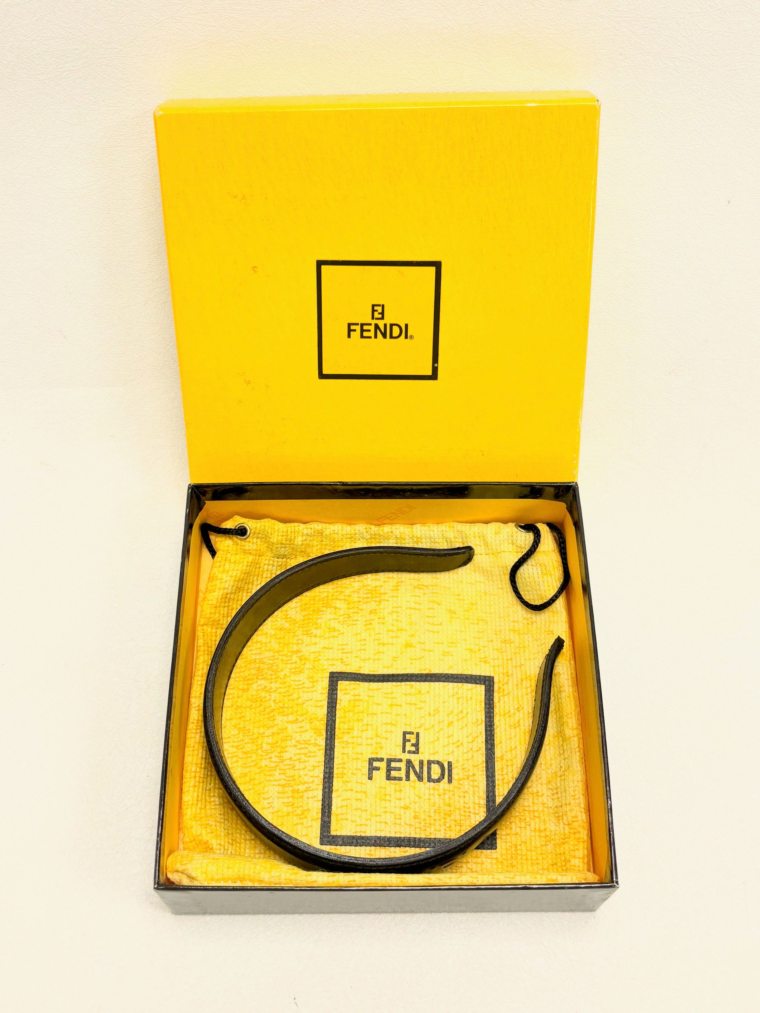 Fendi Serre-tête cuir Size ONE SIZE - 8 Thumbnail