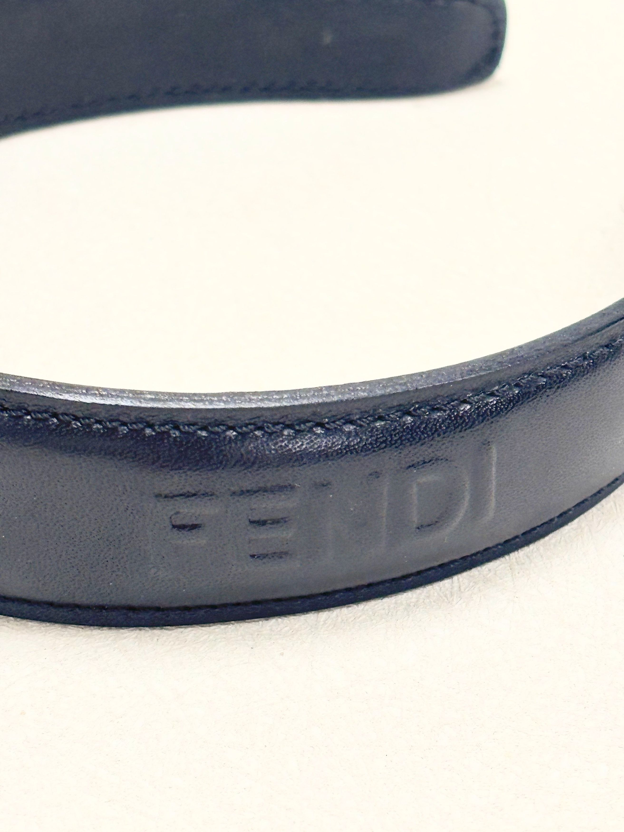 Fendi Serre-tête cuir Size ONE SIZE - 7 Thumbnail