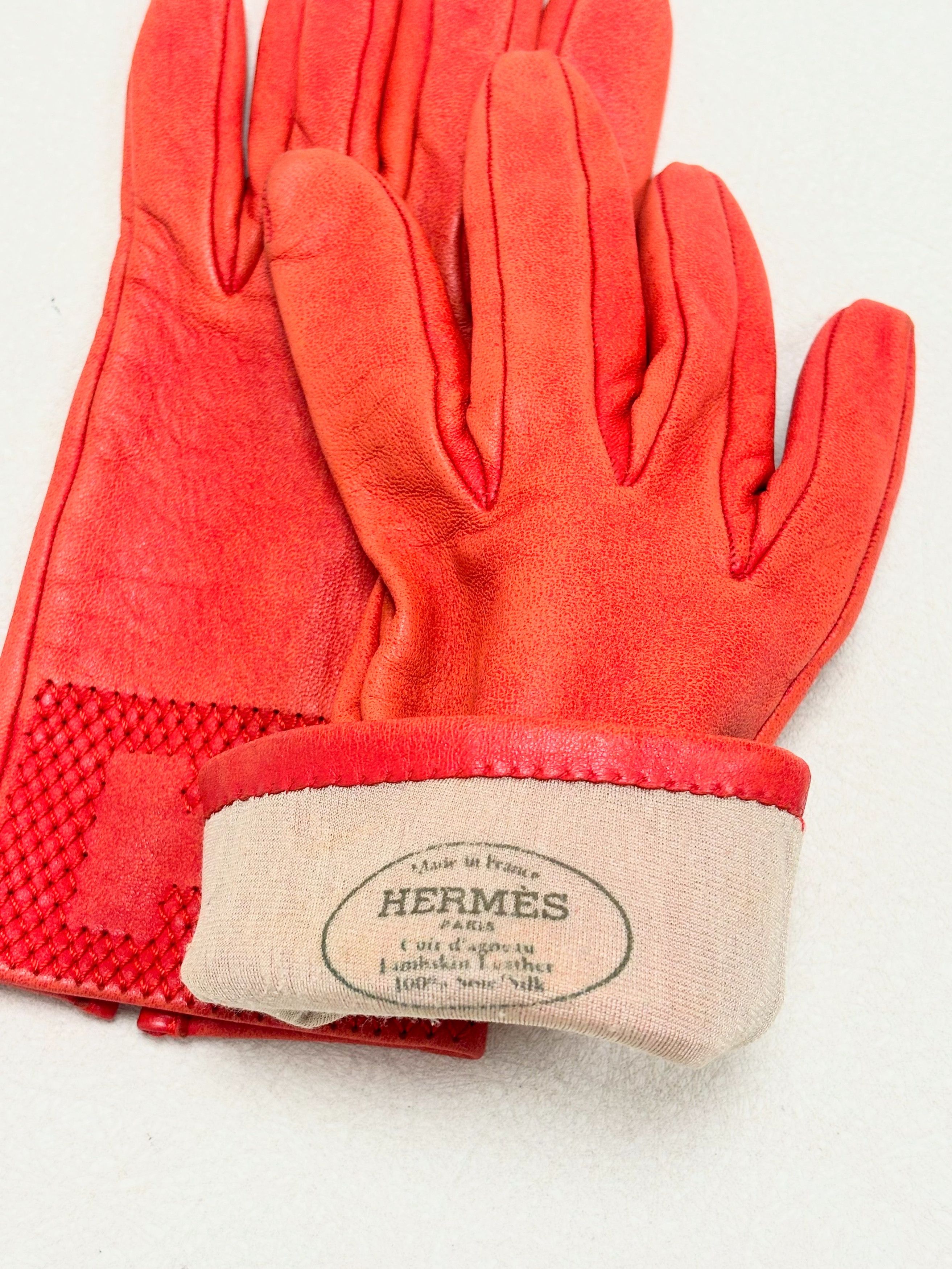 Other HERMÈS Gants en cuir Size ONE SIZE - 6 Thumbnail