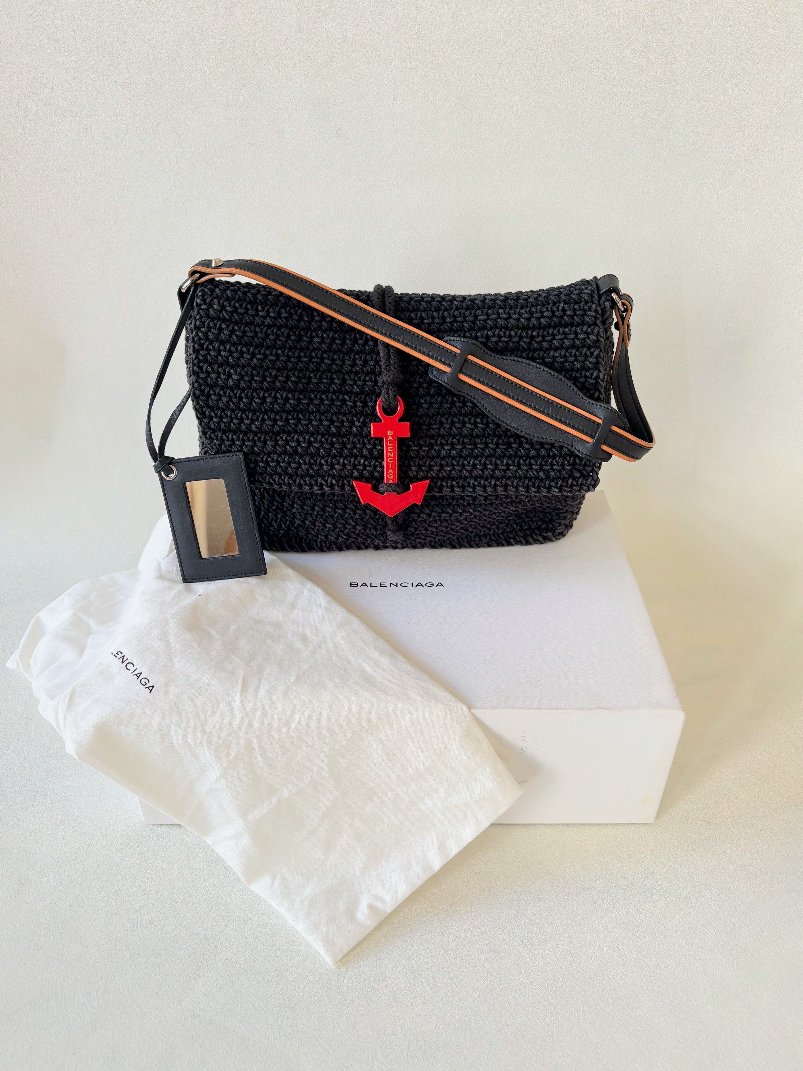 Balenciaga Sac Crochet Ancre Size ONE SIZE - 3 Thumbnail