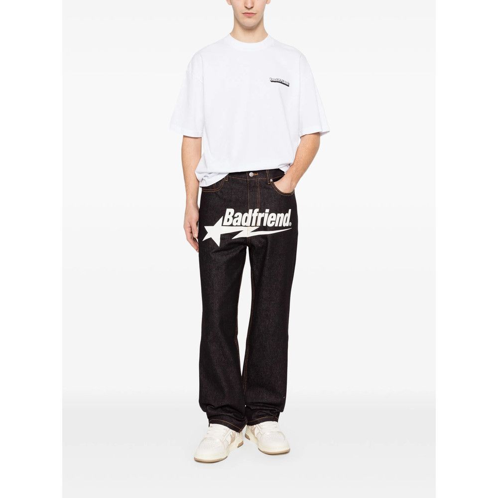 Badfriend Badfriend BLACK Denim - Regular & Straight-Leg Jeans Size US 30 / EU 46 - 4 Thumbnail