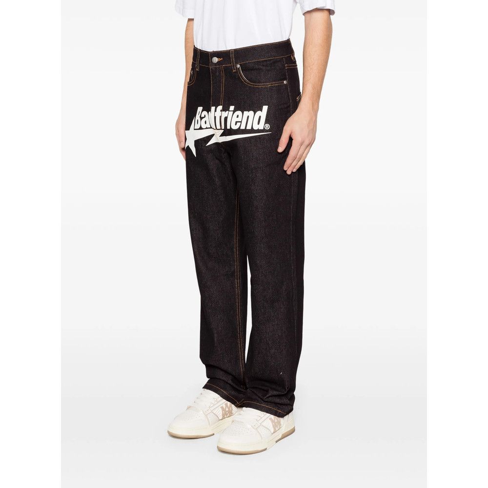 Badfriend Badfriend BLACK Denim - Regular & Straight-Leg Jeans Size US 30 / EU 46 - 3 Thumbnail