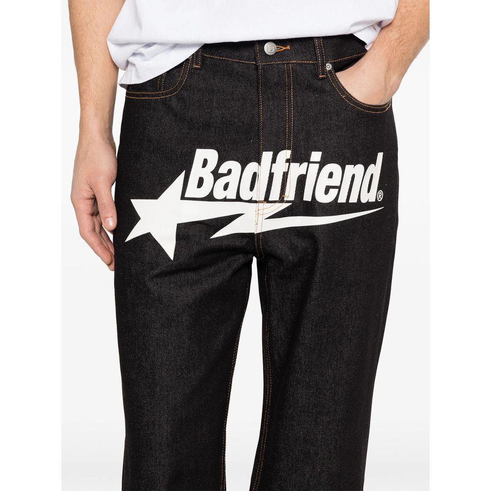 Badfriend Badfriend BLACK Denim - Regular & Straight-Leg Jeans Size US 30 / EU 46 - 2 Thumbnail