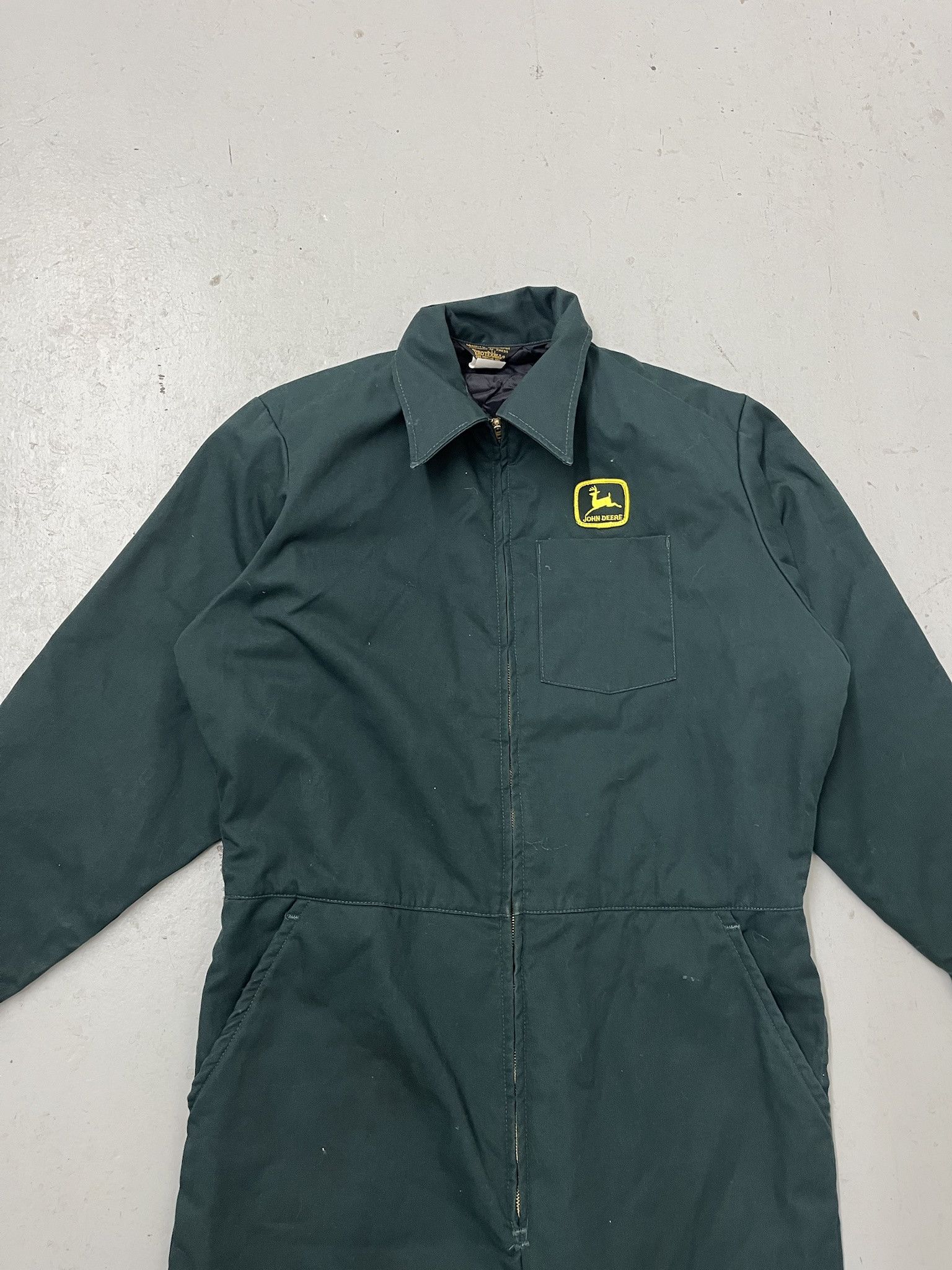 Carhartt × Vintage Vintage 1980s John Deere Padded Cold Weather Snow Suit Coverall Size L Size US 41 - 2 Thumbnail
