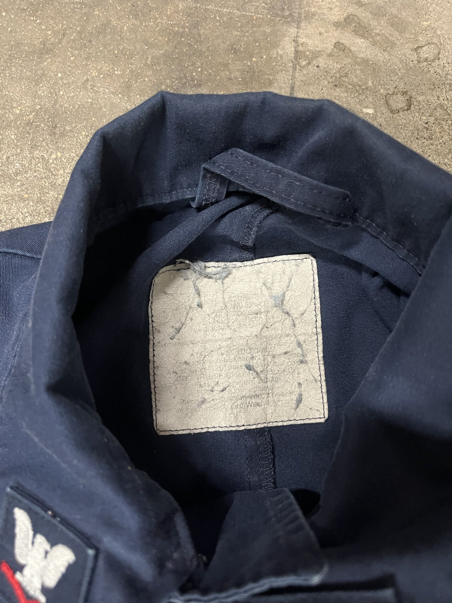 Vintage Vintage 1980s Military US Navy Blue Coverall Jump Suit Size M Size US 35 - 4 Thumbnail