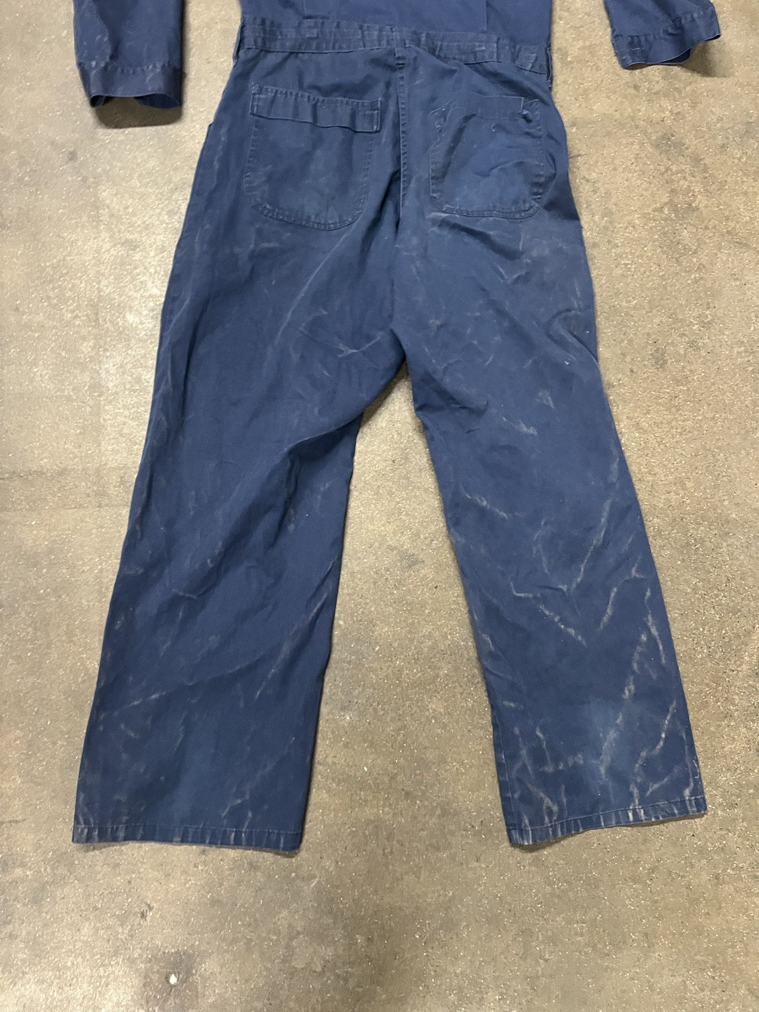 Vintage Vintage 1980s Military US Navy Blue Coverall Jump Suit Size M Size US 35 - 9 Thumbnail