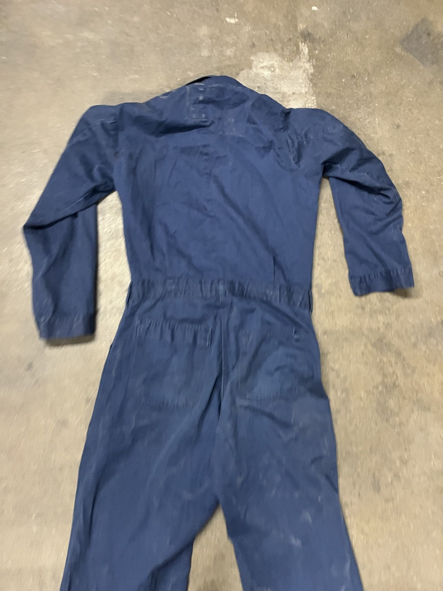 Vintage Vintage 1980s Military US Navy Blue Coverall Jump Suit Size M Size US 35 - 8 Thumbnail
