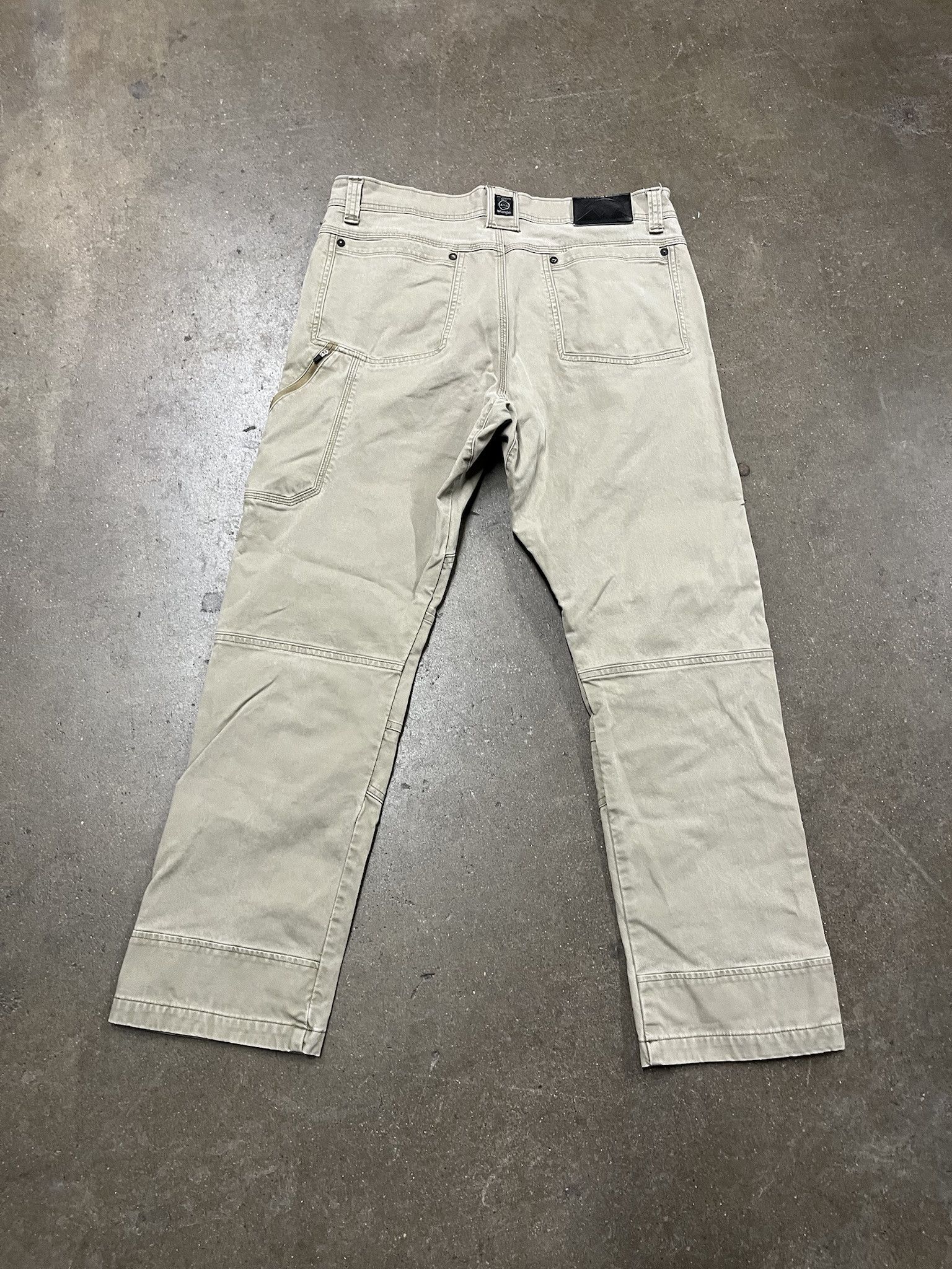 Carhartt Vintage 90s Wrangler Canvas Double Knee Work pants Size 36 Size US 36 / EU 52 - 5 Thumbnail
