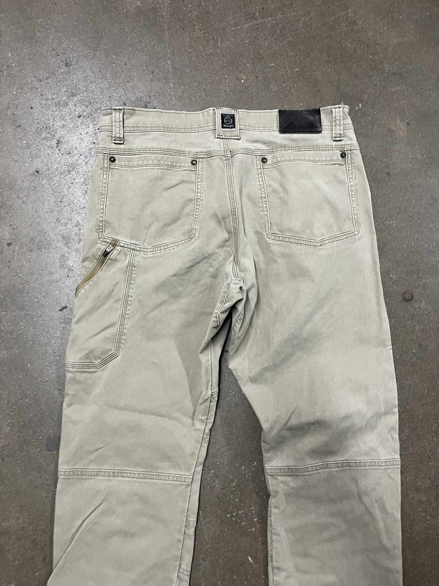 Carhartt Vintage 90s Wrangler Canvas Double Knee Work pants Size 36 Size US 36 / EU 52 - 6 Thumbnail
