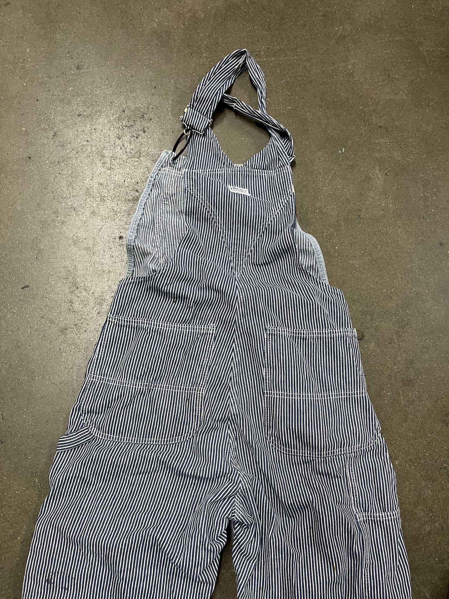 Carhartt Vintage 1990s Liberty Overall Blue Strupe Workwear Size 34 Size US L / EU 52-54 / 3 - 5 Thumbnail
