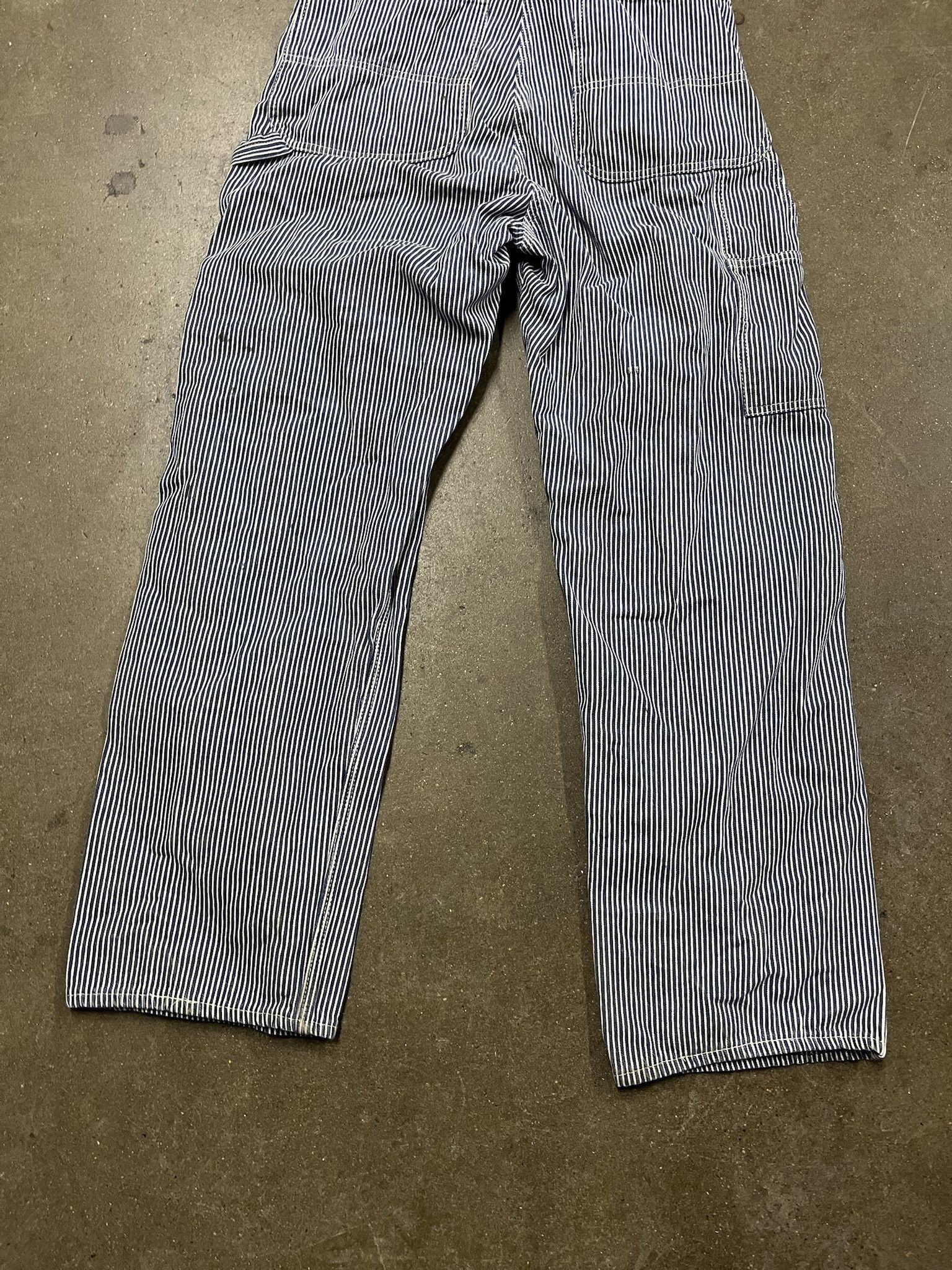 Carhartt Vintage 1990s Liberty Overall Blue Strupe Workwear Size 34 Size US L / EU 52-54 / 3 - 6 Thumbnail