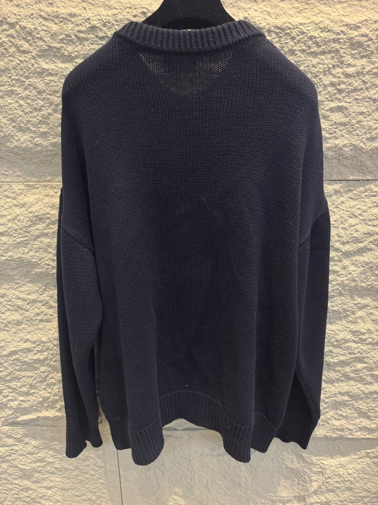 Balenciaga Balenciaga Embroidered Logo Sweater Size US M / EU 48-50 / 2 - 2 Thumbnail