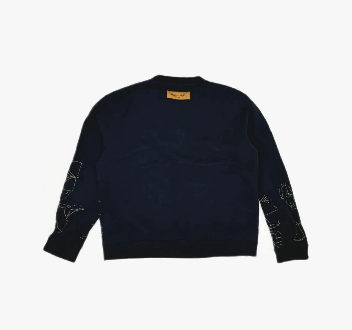 Louis Vuitton Louis Vuitton FW22 Logo Print Pullover Hoodie Size US XXL / EU 58 / 5 - 2 Thumbnail