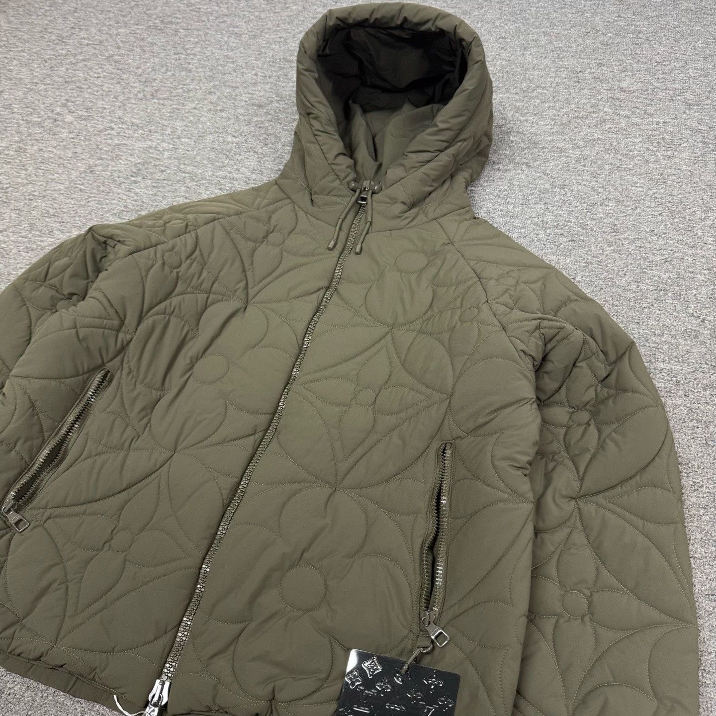 Louis Vuitton Louis Vuitton Military Green Monogram Quilted Jacket Size US M / EU 48-50 / 2 - 4 Thumbnail